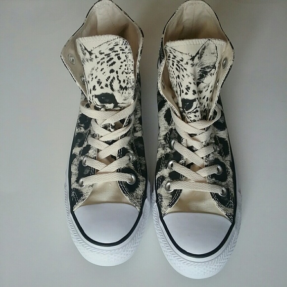 converse high tops animal print